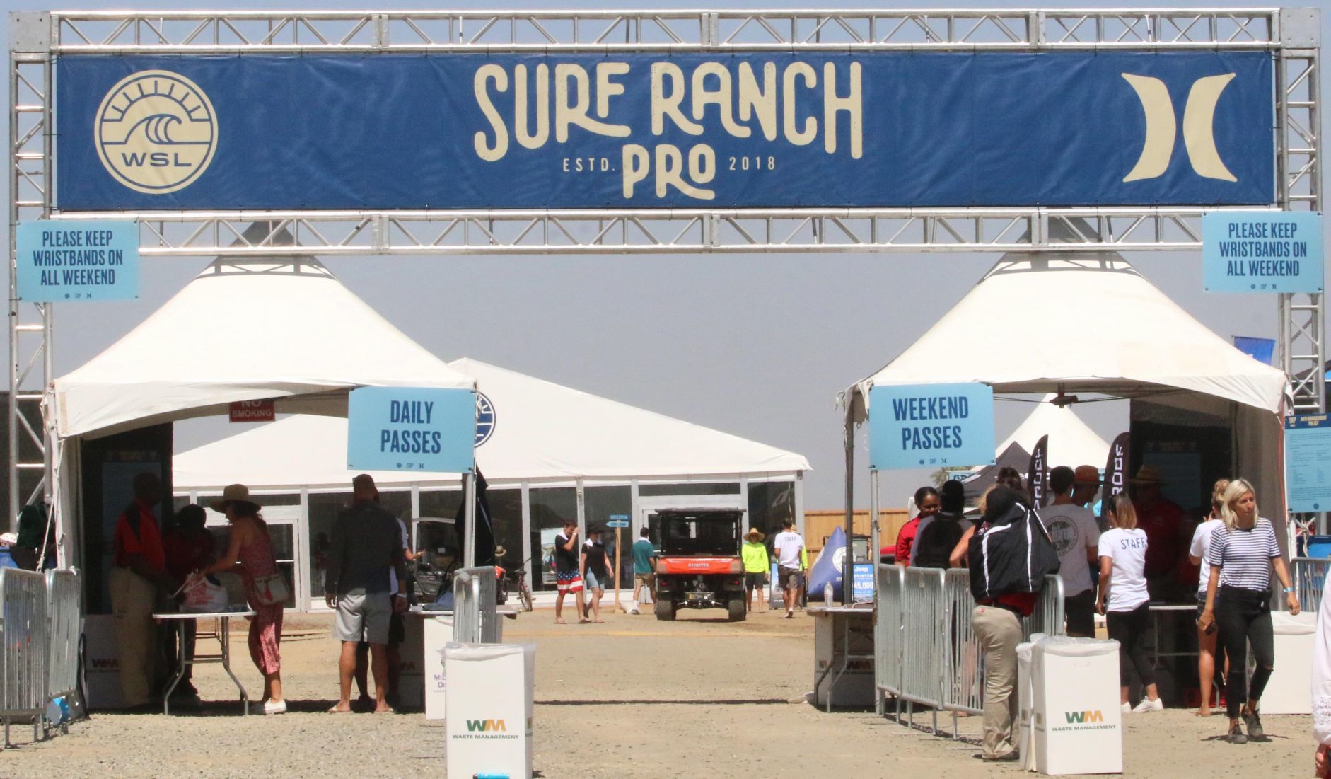 Fans take in first day at Surf Ranch